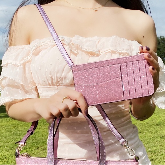 ✨ Glitter NWT Kate Spade Wallet/Coinholder - Picture 4 of 5